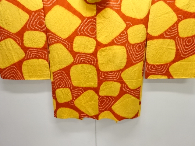 JAPANESE HAORI / UNUSED / SHIBORI / ABSTRACT